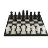 CBAM Scacchiera in Marmo Nero e Onice Bianco con Scacchi White Italian Black Marble Chessboard 20 cm