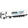herpa modellino camion MAN TGX GX autocarro frigorifero Kühn Kühltransporte, miniatura in scala 1:87, pezzo da collezione, Made in Germany, plastica