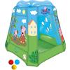John Tenda gonfiabile Peppa Pig, 90 x 90 x 85 cm, 20 palline, per bambini dai 3 anni in su