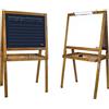 Vilac J8758 Lavagna in Legno con Pannelli in Ardesia e Metallo - 66X54 cm/H Max 120 cm