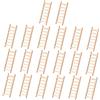 Abaodam 20pezzi Mini Scaletta in Legno Decorazione Scaletta Miniatura Accessori Per Scala Per Casa Delle Bambole