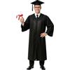 FIESTAS GUIRCA Toga nera laureato coro dottore laurea avvocato corale
