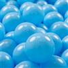 KiddyMoon 200 Palline/7Cm Palline Morbide Colorate Per Piscina Bambini Fatto In EU, Azzurro