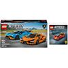 BRICKCOMPLETE Lego Speedchampions, set da 2 pezzi, 77238 Revuelto und Huracán STO & 30709 499P Supercar