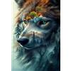 Jiian Puzzle 2000 Pezzi, Albero Lupo Animale, Intrattenimento Creativo, Puzzle Classico Sfida Appassionante per Tutti Gli Appassionati di Puzzles, Ideale per Uomini, Donne o Ragazzi 100 x 70 cm