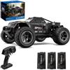 X-Verse KF10 1:10 Auto telecomandata per adulti, 4WD 50KM/H, impermeabile, motore ad alta velocità, 2,4 GHz, All Terrain Offroad RC Truggy RC Truck Crawler - 3 batterie