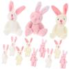 Toyvian Piccolo Coniglietto Di Peluche 15 Pezzi Ciondolo Decorativo A Forma Di Coniglietto Per Borsa Zaino Chiave Dellauto