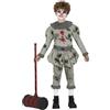 FIESTAS GUIRCA Costume Vestito Abito Travestimento Carnevale Halloween Bambino Pagliaccio Assassino, Clown Pazzo, IT Pennywise, Clown MALVAGIO