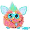 Furby Hasbro Furby Coral, giocattolo interattivo ad attivazione vocale per bambini di 6 anni e 15 accessori di moda, peluche animatronico, Parla e canta in Spagnolo, Multicolore