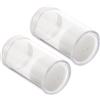 TOGEVAL Tubi Trasparenti in Plastica per Monete Coperchio a Vite, Porta Monete da Collezione 20 Pezzi, Contenitori Sicuri Antiossidazione per Collezionisti, Dimensioni 6x3x3 Cm, Custodie
