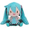 Xinchangda Miku Peluche Figure Anime Miku Peluche Imbottito 34cm Carattere Seduto Morbido Cuscino Anime Decorazione per Casa, Divano, Biancheria da Letto, Regalo