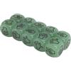 XUXHOU 10 Dadi per Indovinare le , Set di Dadi Luminosi con Forbici di Carta Sasso per Giochi da Tavolo, con Bagliore Al Buio per Giochi Educativi di Matematica (GREEN)
