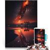 LKSDCBOT Puzzle da 1000 pezzi per adulti Paradiso splendente Fatto di legno，Adatto a persone dai 14 anni in su Difficile e impegnativo Migliorare l'amore tra le coppie。misurare：50x75cm/19.68x29.52pollice