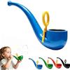 Generic Tubo per Bolle di Sapone, Soffiatore per Bolle Creative 3D a Forma di Tubo - Mini Tubo Portatile Colorato Divertente per Soffiare Bolle, Divertente Soffiatore per Bolle Stile Retrò Riutilizzabile per