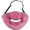 ifundom 1 Pz mezza cosplay di maiale oggetti di scena per foto di Halloween metà costumi novità adulto maschera da costume spaventosa maschere di Halloween