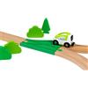 Briocks® - Affilatura sinistra parallela per treno in legno - Compatibile con BRIO, Thomas, Lillabo, IKEA, Melissa & Doug, Oxybul, Playtive e molti altri!