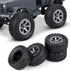 DEWIN Pneumatici per Camion per Auto RC, 4 Pezzi 1:16 Pneumatico in Gomma RC Ruota in Gomma per Camion Ruota Universal Truck Wheel RC Accessori RC Telecomando Militaty Car Part