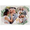 Lehaha Puzzle Personalizzato con Foto-120/300/500/1000 Pezzi-Crea il Tuo Puzzle per Adulti Anniversario,Matrimonio e Compleanno-Decorazione Casa Fai-da-te