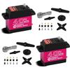 LJWRC Servo digitale ad alta coppia, 40 kg, parti RC per auto RC in scala 1/10, 4x4, 4x4, VXL, TRX-4, SCX10 III, Everest-10, sterzo RC Servo impermeabile (2 pezzi, 40 kg-270 gradi)