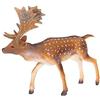 Rianpesn Figurina di Cervo, Figure realistiche della Famiglia dei Cervi dalla Coda Bianca Giocattolo, Giocattoli cognitivi per Bambini, Decorazioni per Scene di Feste di Natale, Decorazioni per Torte