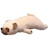 Surakey Peluche a forma di carlino, 70 cm, cuscino da abbraccio, in peluche, peluche