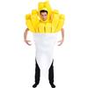 Chaks Costume Carnevale Uomo Cono Patatine Fritte PS 09329