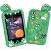 Vroomoto Smart Phone per Bambini Touchscreen Giocattolo Educativo Didattico Multifunzione con Fotocamera e Giochi per Bambini Dai 3 Ai 12 Anni (Dinosauro verde)