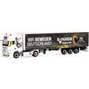 herpa Modellino Camion MAN TGX GX autocarro con telone scorrevole K.W. Panzer/Wir bewegen Deutschland, Miniatura in scala 1:87, pezzo da collezione, Made in Germany, plastica
