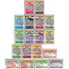 Prophila Collection St. Vincent 1072A-1089A (Completa Edizione) MNH ** MNH 1987 Caraibi Orientali Respect (Francobolli per i Collezionisti) Monete e Banconote sul Francobollo