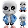 Xinnice Sans Figure Anime Sans Action Figure Statua Modello PVC Interchangeable Accessories 10cm Desktop Decorazione Regalo