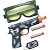 Smiffys Set armi militari con pistola, proiettili, occhiali e mostrine Halloween