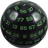 Alasum Dado Da Gioco Poliedrico a 100 Facce in Acrilico Piccolo, Leggero e Portatile, Per Feste, Bar e Giochi Da Tavolo, Dado Numerico Multifunzione Per Riunioni e Svago