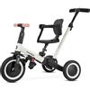 moovkee. Triciclo Bambini Evolutivo 6 in 1 - Bicicletta Bambini da 1 a 5 Anni - Triciclo per Bambini fino 25 kg con Cintura, Sella Regolabile, con o Senza Pedali - Triciclo con Maniglione