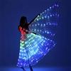 GWCYMYD Mantello a LED a 360 gradi, con 210 perline luminose, ali luminose per danza del ventre, ali per carnevale, feste di Natale, palcoscenico