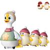 Homaskylynn Tummy Time Duck Family, Tummy Time Duck Toy, Baby Musical Duck Toy Dancing Walking Tummy Time Toys Light Up, Baby Toys 6-12 Months, 3 Pack Swinging Ducks Tummy Time Toys, Crawling Toys(1+3 goslings)