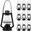 Ciieeo Lampada Cherosene Retrò in Miniatura Nera 10 Pezzi in Resina | Play Room e Mini House Decor, Compatta e Robusta, Stile Retrò per Ragazzo Ragazza