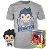 Funko - Set Figura Pop & T-shirt Dragon Ball Z Vegeta Non Applicabile, 43067, Multicolore, Taglia Unica