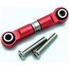 EPTNNASO Tirante sterzo Tenditore di sterzo Collegamento regolabile Alluminio per Traxxas E-Revo 2.0 Revo Summit T-Maxx XO-1 Slayer Pro 4x4 5345R Rosso