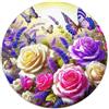 XGASVBKWA Rose 1000 Pezzi Puzzle Adulti Bambini Plant Puzzle Rotondo Creativo Giocattolo Decompressione E Regalo 1000pcs (67.5x67.5cm)