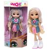 Giochi Preziosi UNIQUE EYES - Bambola Articolata 25 cm, con Occhi Grandi Magici e Profondi, Segue il Tuo Sguardo, Rebecca Fashion Doll, per Bambine a Partire dai 3 Anni, Multicolore