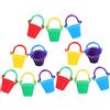 SUPVOX 20 Mini Secchi in Plastica Colorati per Casa delle Bambole e Gioco Secchielli Simulati per Accessori Miniatura per Cucine e Spiagge Piccolo Secchio Portatile