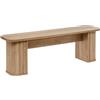 Atmosphera Panca in Legno Colva cm.140x35x45 colore Naturale