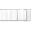 Safetots Cancelletto di Sicurezza con Parte Superiore Incurvata, 189cm - 198cm, Bianco Opaco, Montaggio a Pressione, Cancelletto per Bambini per Porte, Corridoi e Spazi Stretti, Barriera di Sicurezza