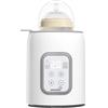 GROWNSY scaldabiberon 10 in 1, rapido controllo della temperatura, con display LCD, timer, scongelamento, sterilizzazione, conservazione 24 ore, doppio scaldabiberon per latte materno (Grey)
