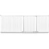 Safetots Cancelletto di Sicurezza Elite, 225cm - 234cm, Bianco Opaco, Cancelletto di Sicurezza a Pressione per Scale, Cancelletto per Bambini per Porte, Barriera di Sicurezza, Installazione Facile