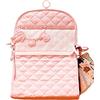 Filet - Porta Pannolini | Porta Pigiama | Organizer Da Appendere Per Fasciatoio E Cameretta, color Rosa