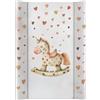 CEBA BABY Fasciatoio rigido 50 x 70 cm - fasciatoio ultra leggero per fasciatoio, leggero e stabile - Rocking Horse