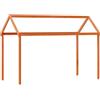 vidaXL Tetto Letto Bambini Marrone Cera 207x80,5x151,5cm Massello Pino, tetto per letto, tettoia per letto bambini, baldacchino per letto bambini