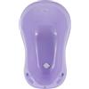 Hylat Baby Yeti Viola Vaschetta Bagnetto Neonato con Tappo - Certificato TÜV Rheinland - Stabile e Confortevole, Ideale per Bambini fino a 12 Mesi - Vasca Neonato Bagnetto - Collezione Lite