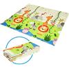 LIFEZEAL Tappeto Gioco Bambini 180x200cm, Tappetino Doppia in Schiuma Pieghevole e Impermeabile, Tappeto Neonato Gattonamento, Non Tossico, Tatami Bimbi Morbido da Cameretta con Borsa (verde)